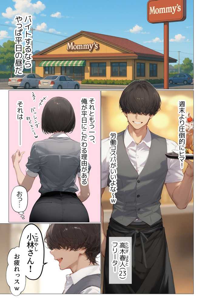 バ先のパート主婦（アラフォー・子持ち）の処女アナルをねっとりNTR開発！ 旦那も知らない変態セックスに沼っちゃいましたw