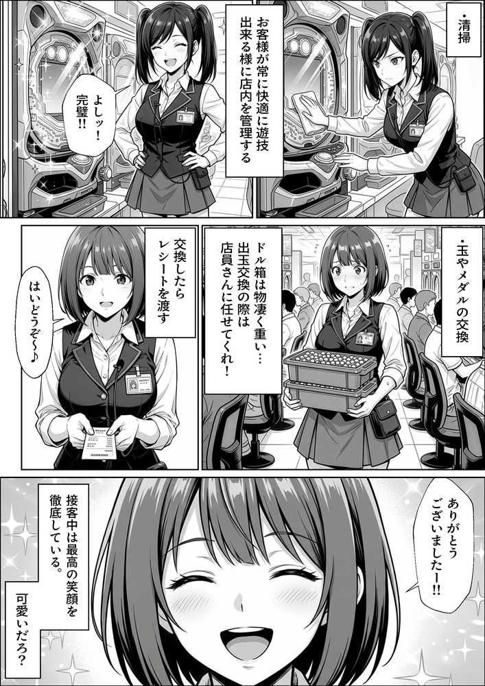 パチンコ店長の俺。女子スタッフのシコい足で毎日脳汁出してたらイチャラブSEXする事になった！〜ただし時々殴られる〜
