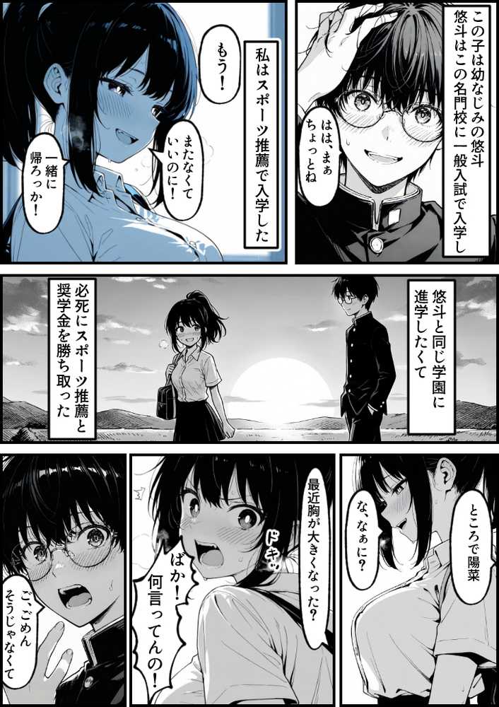 実録巨乳に悩む水泳部AVデビュー幼なじみの隣でマッサージに溺れて