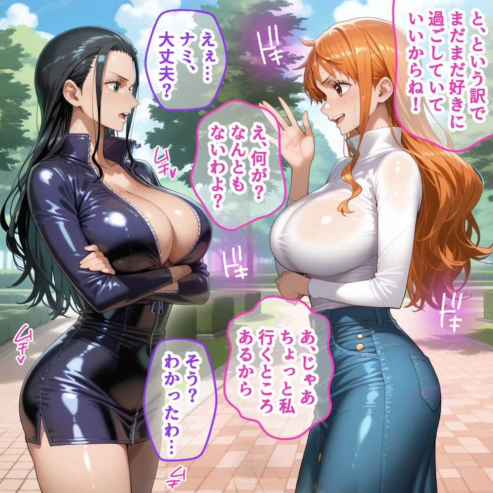 蓮の花が咲くまで 前編 ワンピース ナミ&ロビン編【ロータスアーク】 (p23)