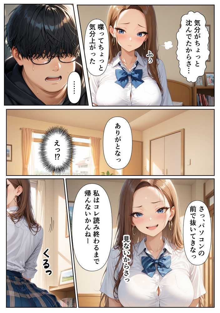 童貞をバカにするギャル 限界オタクの変態チンポに負けるなんて【しこたま本舗】 (p9)