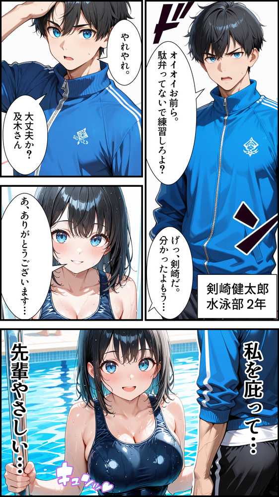 俺の天使が堕ちるまで〜清楚な水泳部の後輩、寝取られてビッチギャルに堕ちる〜【かにたま堂】 (p34)