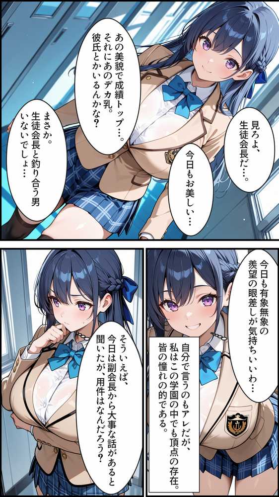 憧れの生徒会長は性処理肉便器 〜完全無欠の生徒会長、性処理委員に堕ちる〜