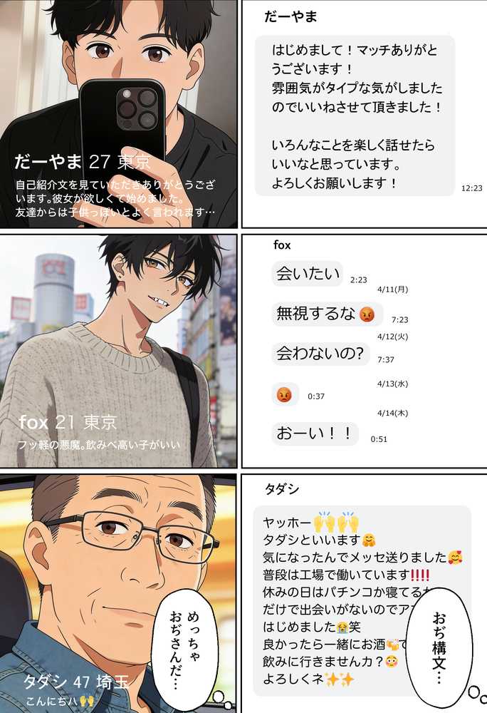 【実話】都合のいい女だったOL(23)がモラハラ彼氏から卒業して、マチアプで本命男を掴むまでwww【実話本舗】 (p33)