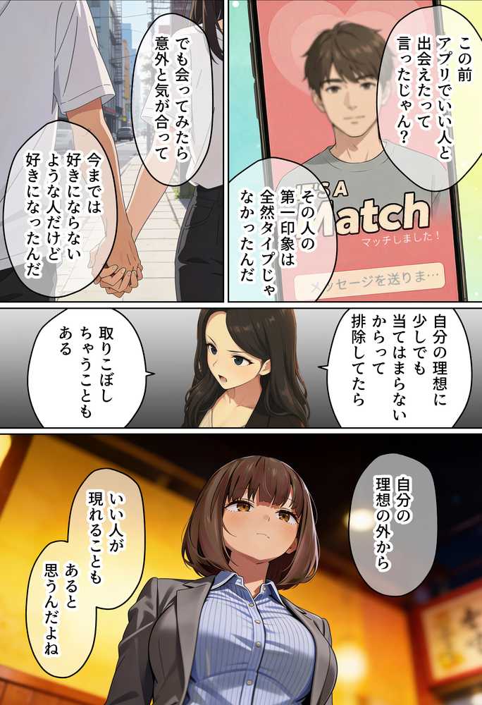 【実話】都合のいい女だったOL(23)がモラハラ彼氏から卒業して、マチアプで本命男を掴むまでwww【実話本舗】 (p46)