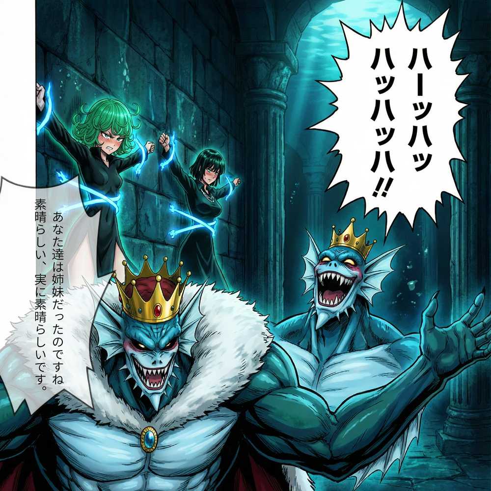 デカマラ気質な深海王と美人姉妹 3P+αの孕ませ調教【はらませてよ】 (p1)