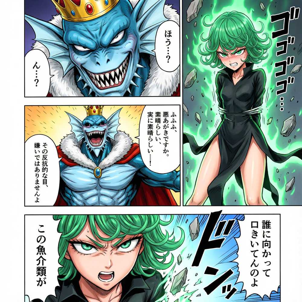 デカマラ気質な深海王と美人姉妹 3P+αの孕ませ調教【はらませてよ】 (p12)