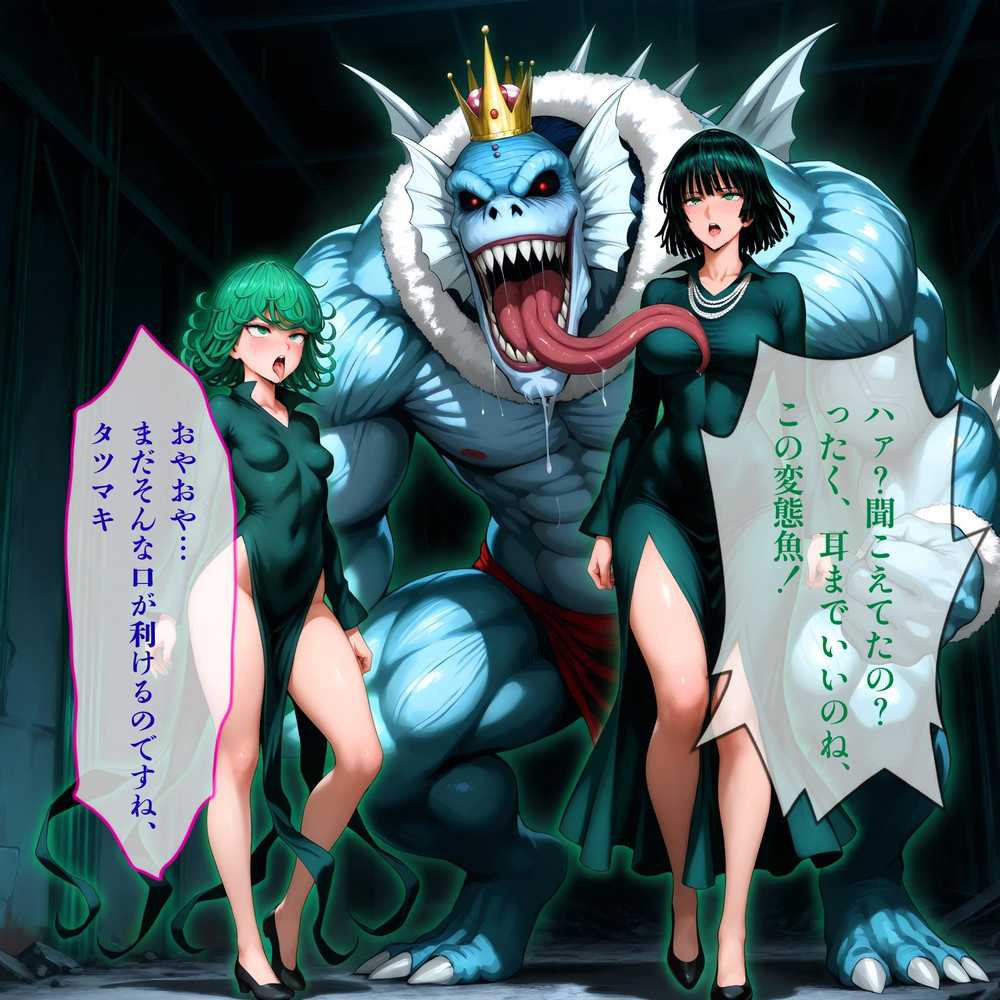 デカマラ気質な深海王と美人姉妹 3P+αの孕ませ調教【はらませてよ】 (p21)