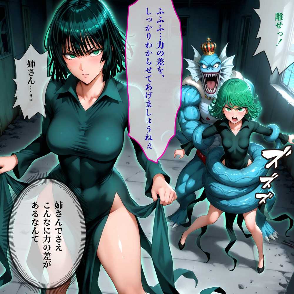 デカマラ気質な深海王と美人姉妹 3P+αの孕ませ調教【はらませてよ】 (p5)