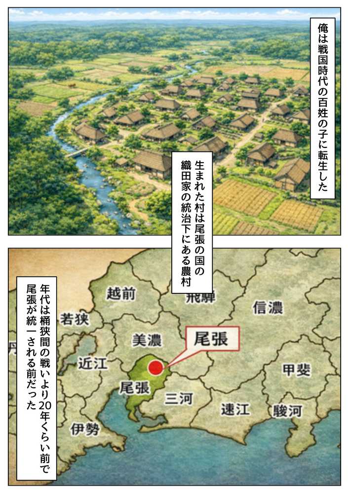 戦国時代の農村に俺が転生したら、エロすぎた史実の話 その1【【ハマダ商店】】 (p2)