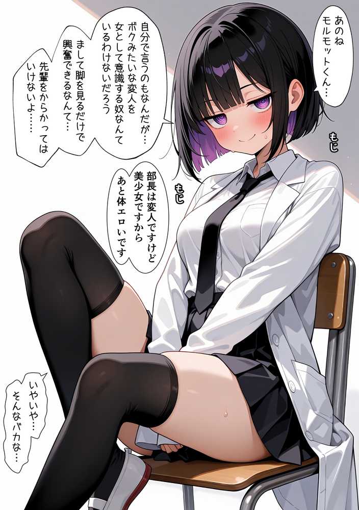 俺をモルモットくんと呼ぶクールな先輩  実はドMで種付け懇願を連呼してきた