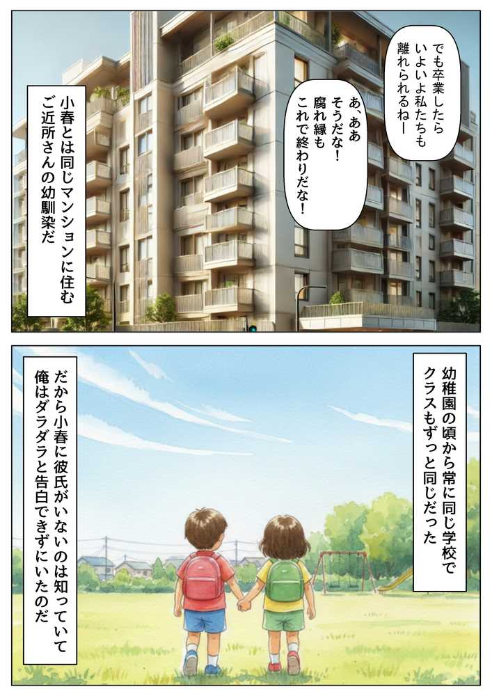 片思いの幼馴染は俺が何度タイムリープしても、非処女になる件【【ハマダ商店】】 (p4)