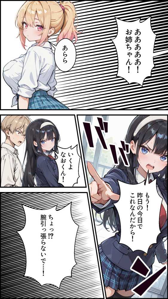 俺の彼女と彼女の姉が全力で搾り取ろうとする話【かにたま堂】 (p24)