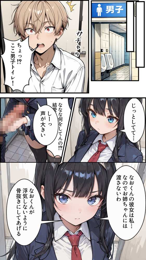 俺の彼女と彼女の姉が全力で搾り取ろうとする話【かにたま堂】 (p25)