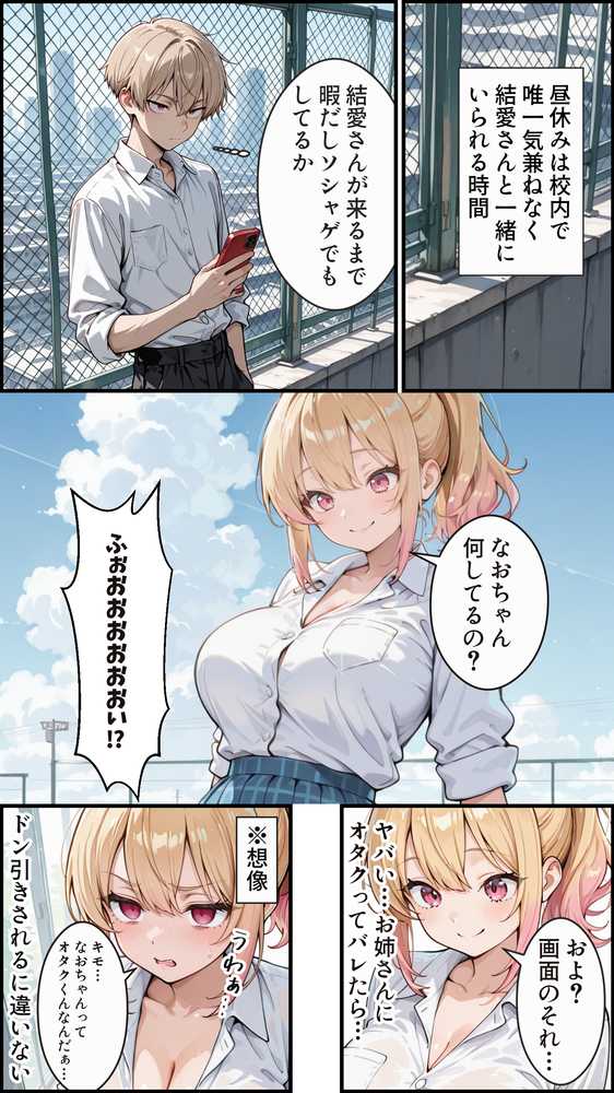 俺の彼女と彼女の姉が全力で搾り取ろうとする話【かにたま堂】 (p32)