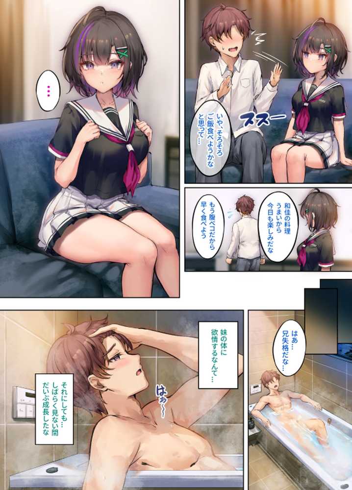 義妹は家族以上の関係を望んでいる【銀糖製菓】 (p8)