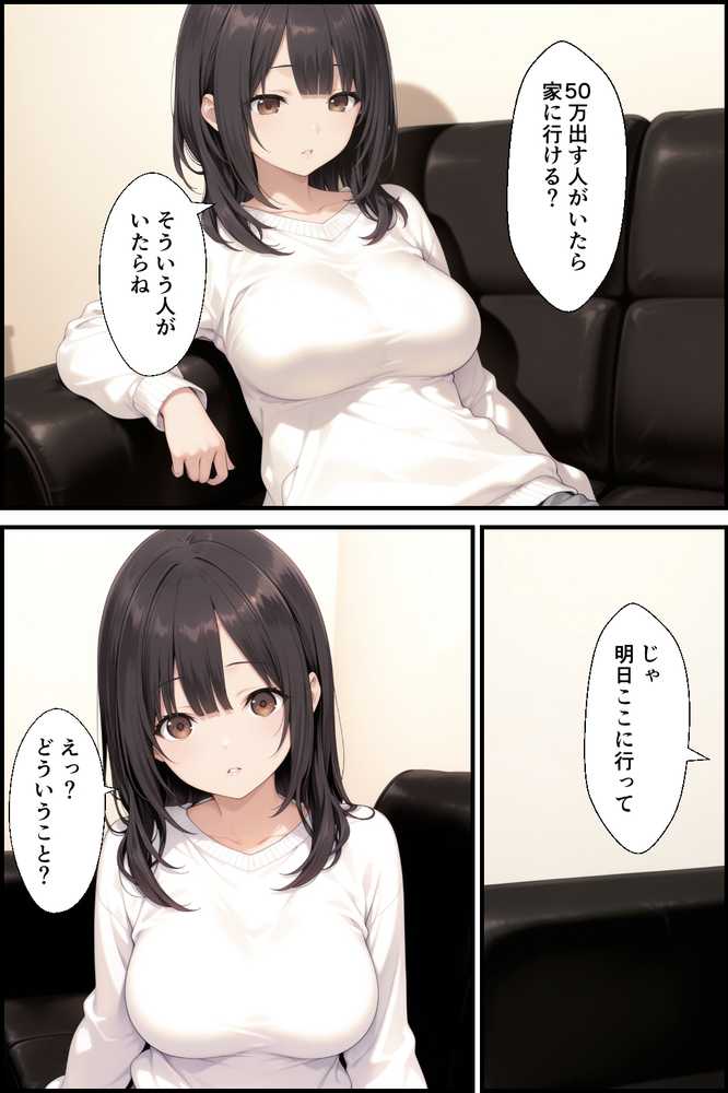 彼女とエロ配信したら高額で彼女とヤリたいって人が…【種付け彦】 (p7)