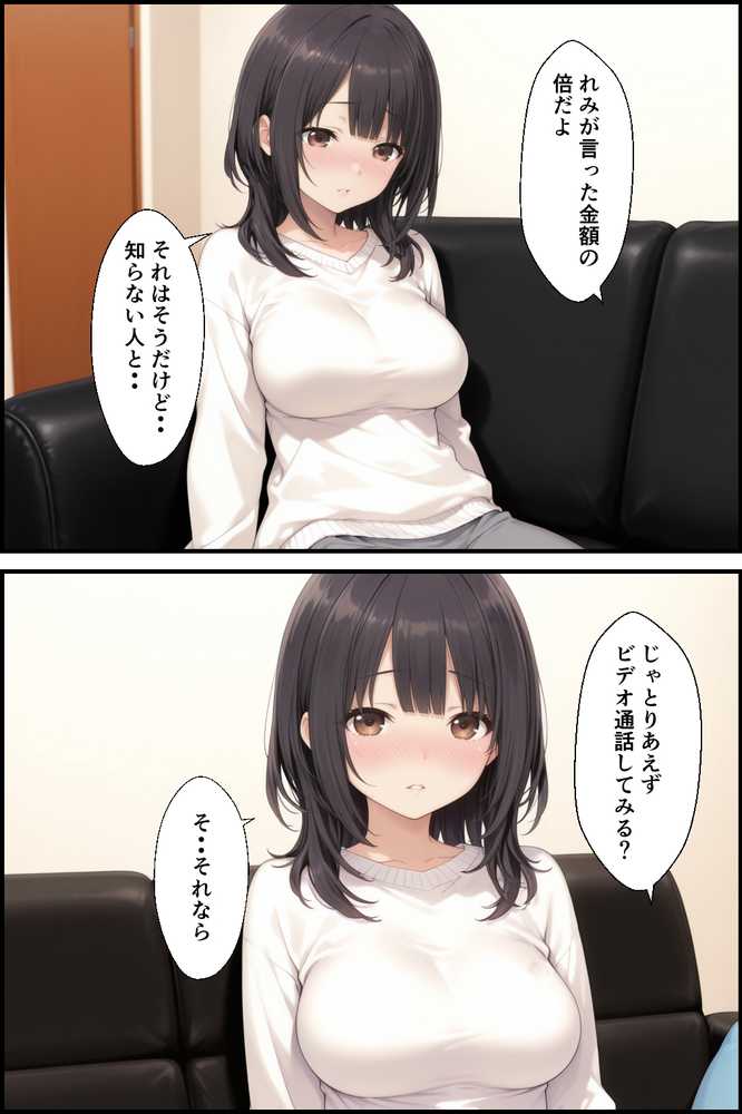 彼女とエロ配信したら高額で彼女とヤリたいって人が…【種付け彦】 (p9)