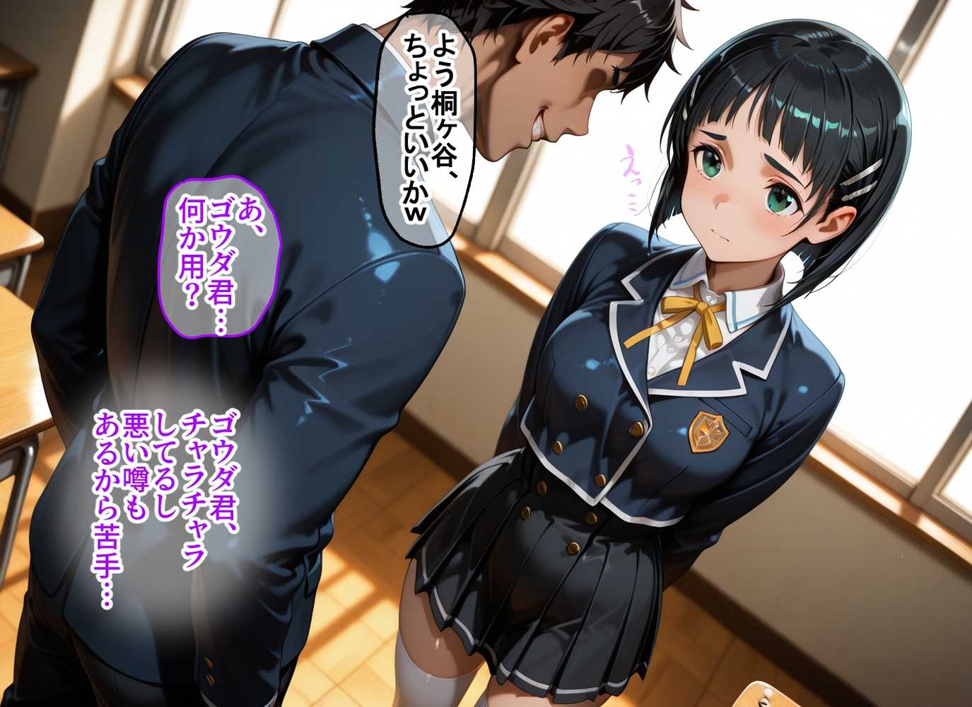 まさか1週間で今カノと元カノがアイツ色に染められてしまうなんて 直葉&明日奈編【虹色ぱらだいす】 (p10)