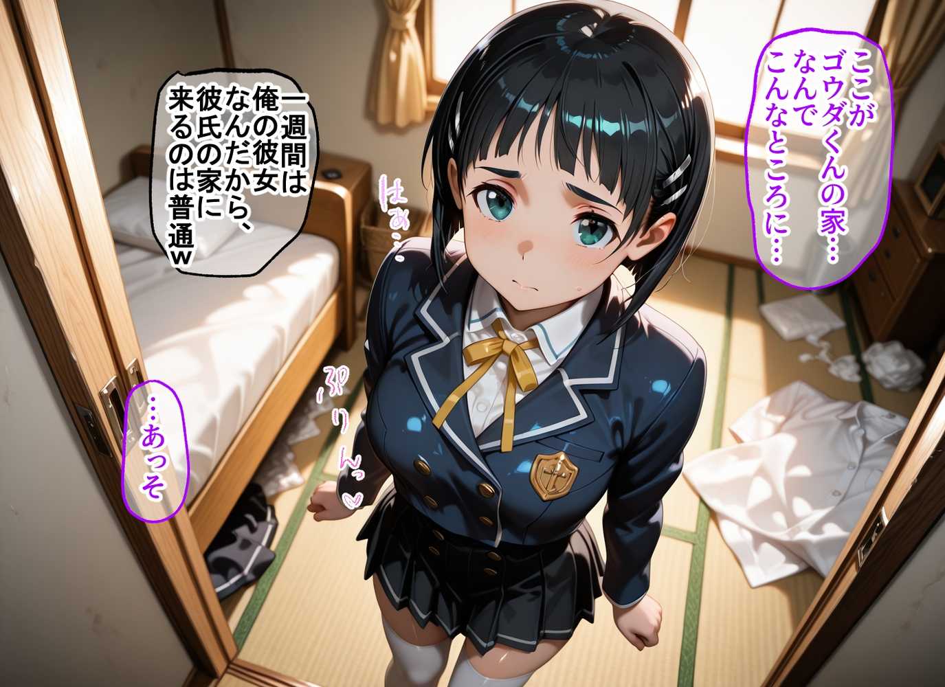 まさか1週間で今カノと元カノがアイツ色に染められてしまうなんて 直葉&明日奈編【虹色ぱらだいす】 (p16)