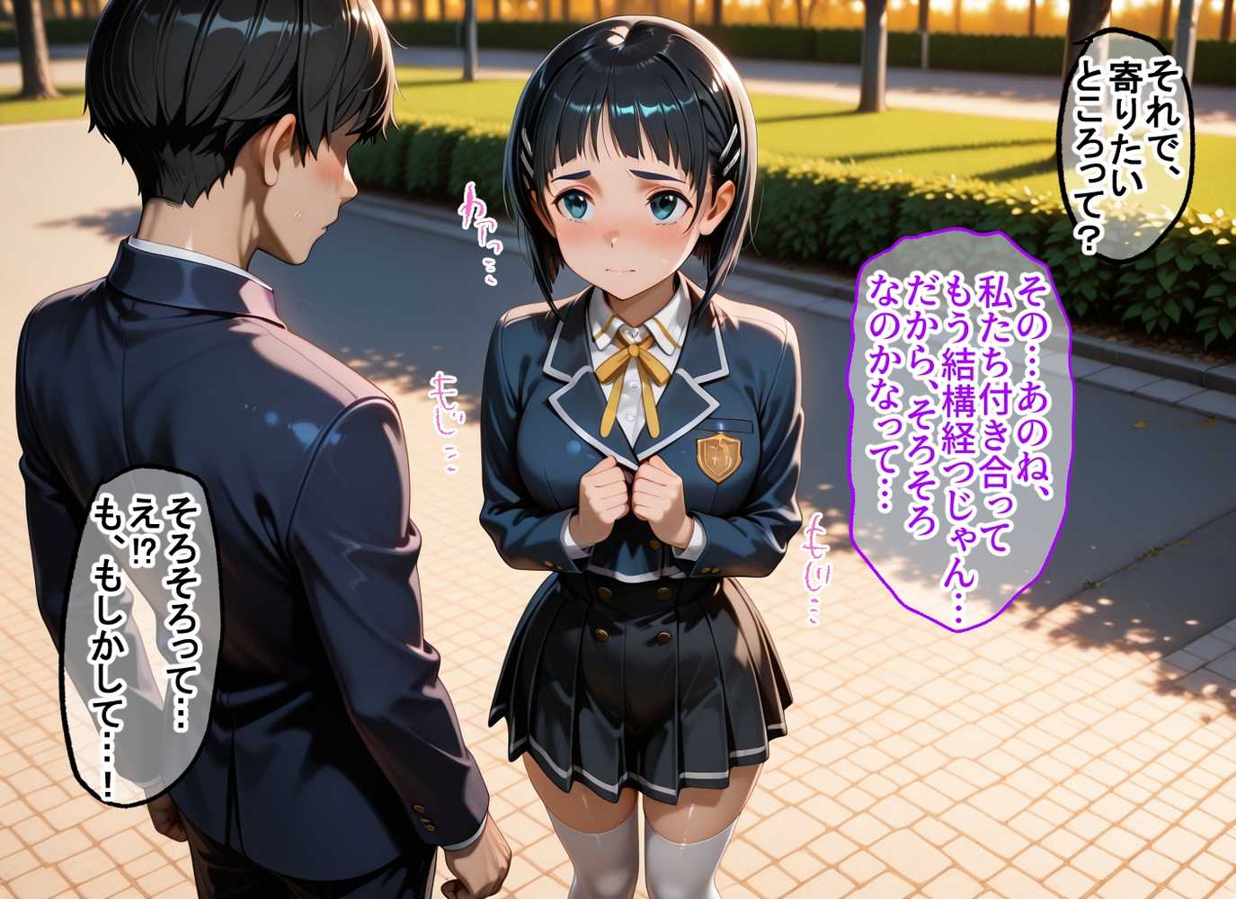 まさか1週間で今カノと元カノがアイツ色に染められてしまうなんて 直葉&明日奈編【虹色ぱらだいす】 (p5)