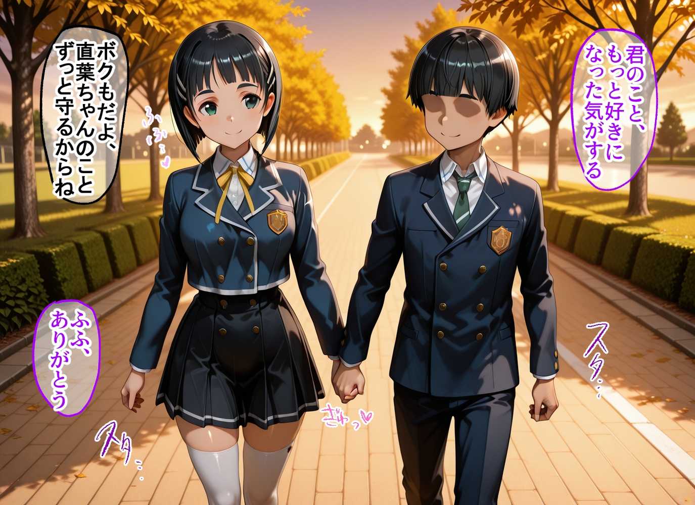 まさか1週間で今カノと元カノがアイツ色に染められてしまうなんて 直葉&明日奈編【虹色ぱらだいす】 (p8)