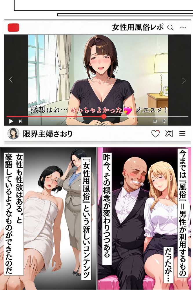 ジョフウデビュー 人妻が元カレと女風でマッチング【えち詩人】 (p1)