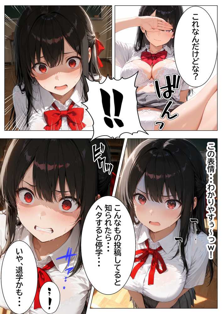 生徒会長の裏垢特定したから脅して肉便器にしてメス堕ちさせた話