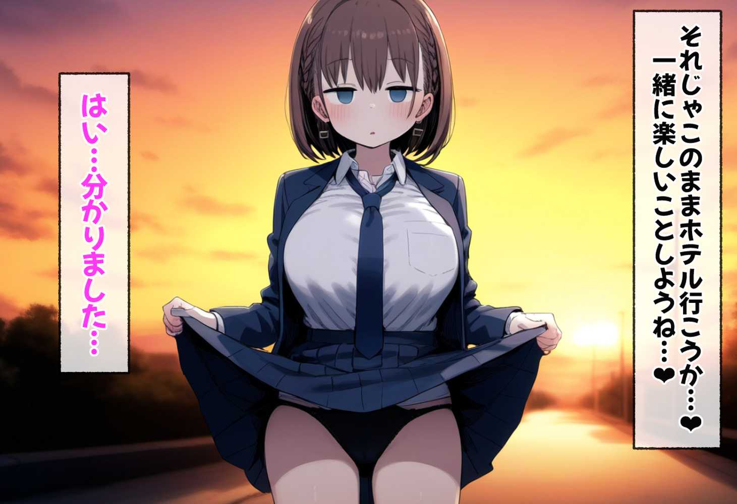 たわわ女子●生を催●スマホで【俺のモノ】にして孕ませる話【あいあーと】 (p2)