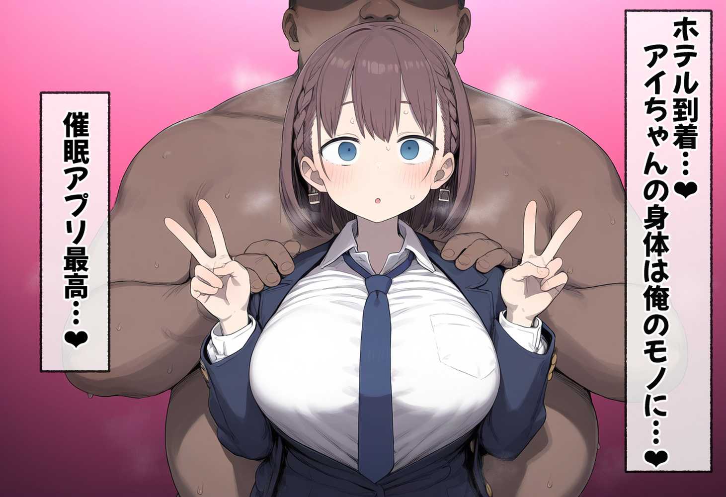 たわわ女子●生を催●スマホで【俺のモノ】にして孕ませる話【あいあーと】 (p3)