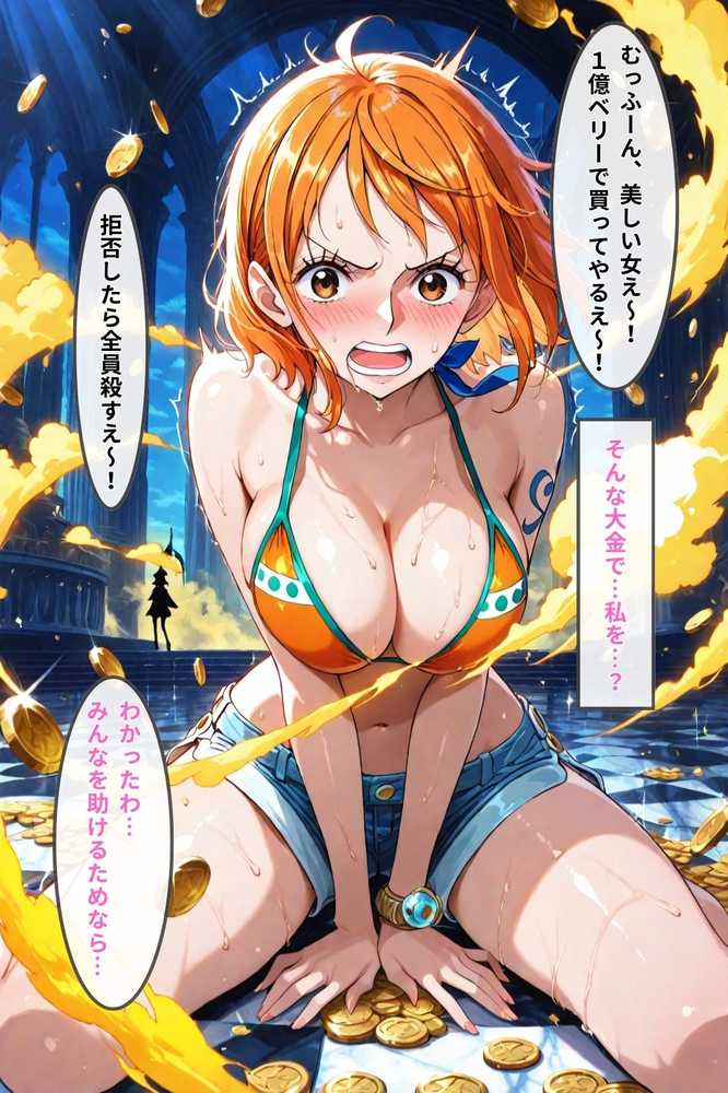 金で買われた航海士  クズ天竜人の金鎖と孕ませ調教