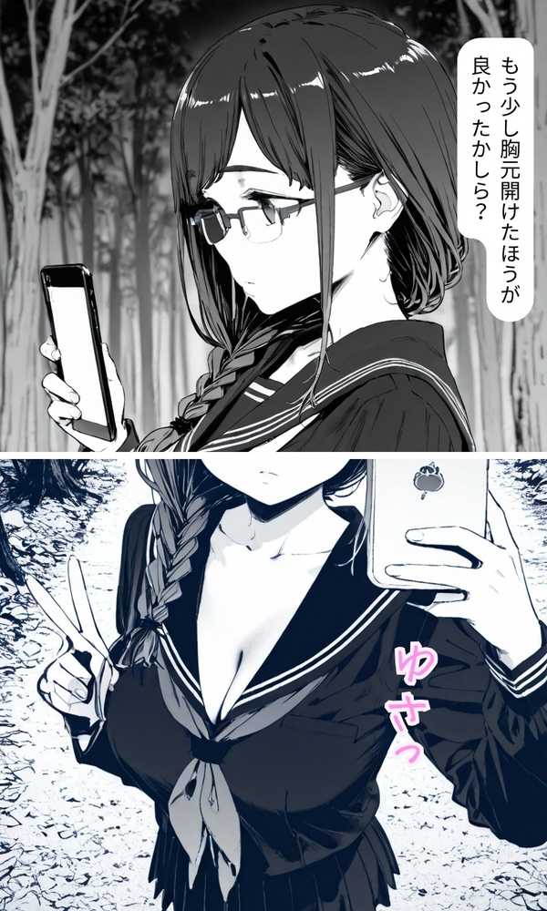 裏アカJK  黒〇ちゃん  深夜の公園で処女レ●プ編