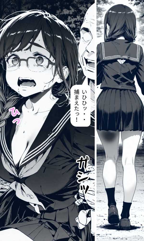 裏アカJK  黒〇ちゃん  深夜の公園で処女レ●プ編