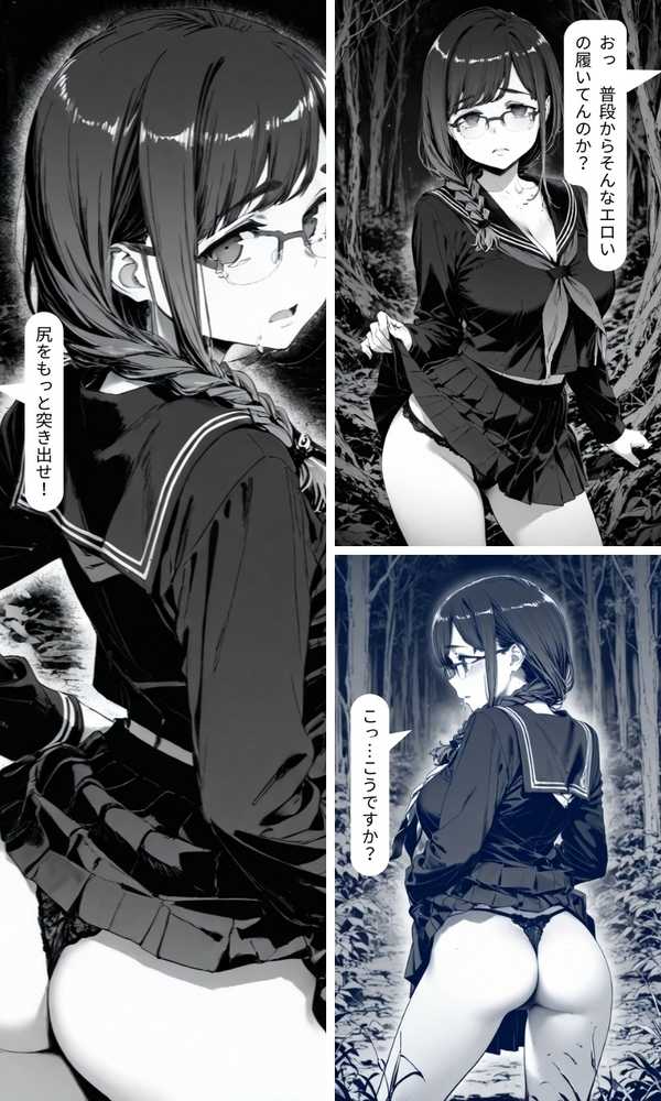 裏アカJK  黒〇ちゃん  深夜の公園で処女レ●プ編