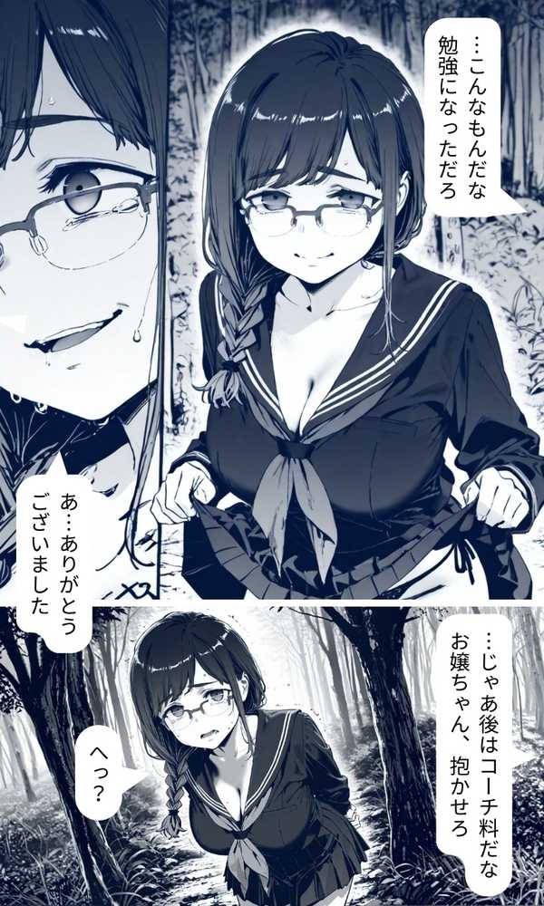 裏アカJK  黒〇ちゃん  深夜の公園で処女レ●プ編