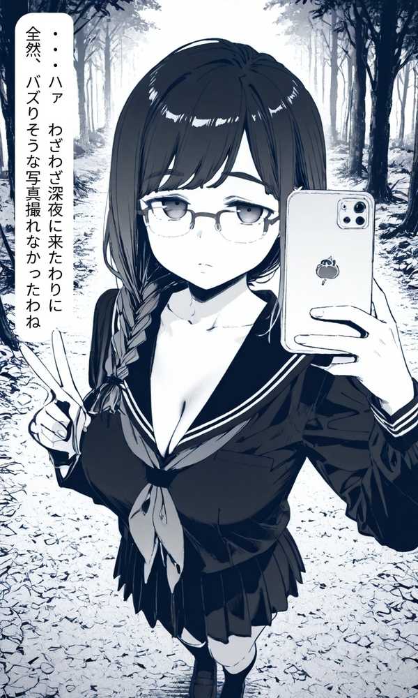 裏アカJK  黒〇ちゃん  深夜の公園で処女レ●プ編