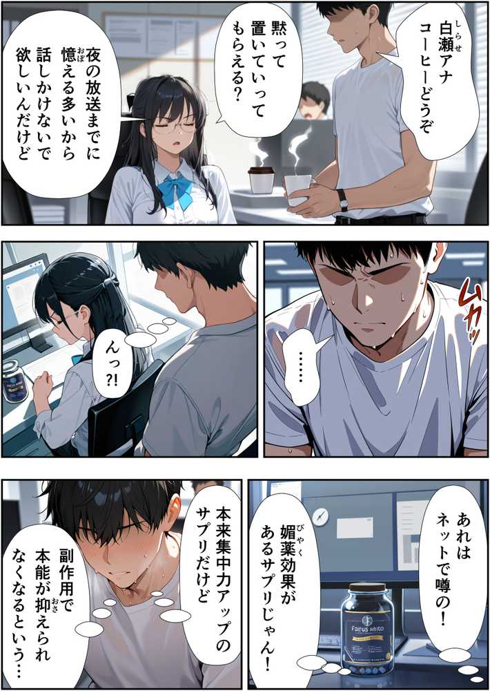 局内トップ人妻女子アナが俺の上で腰振りハーレム 〜雑用ADが3人を楽チン肉便器化〜【人妻OL敗北劇場】 (p5)