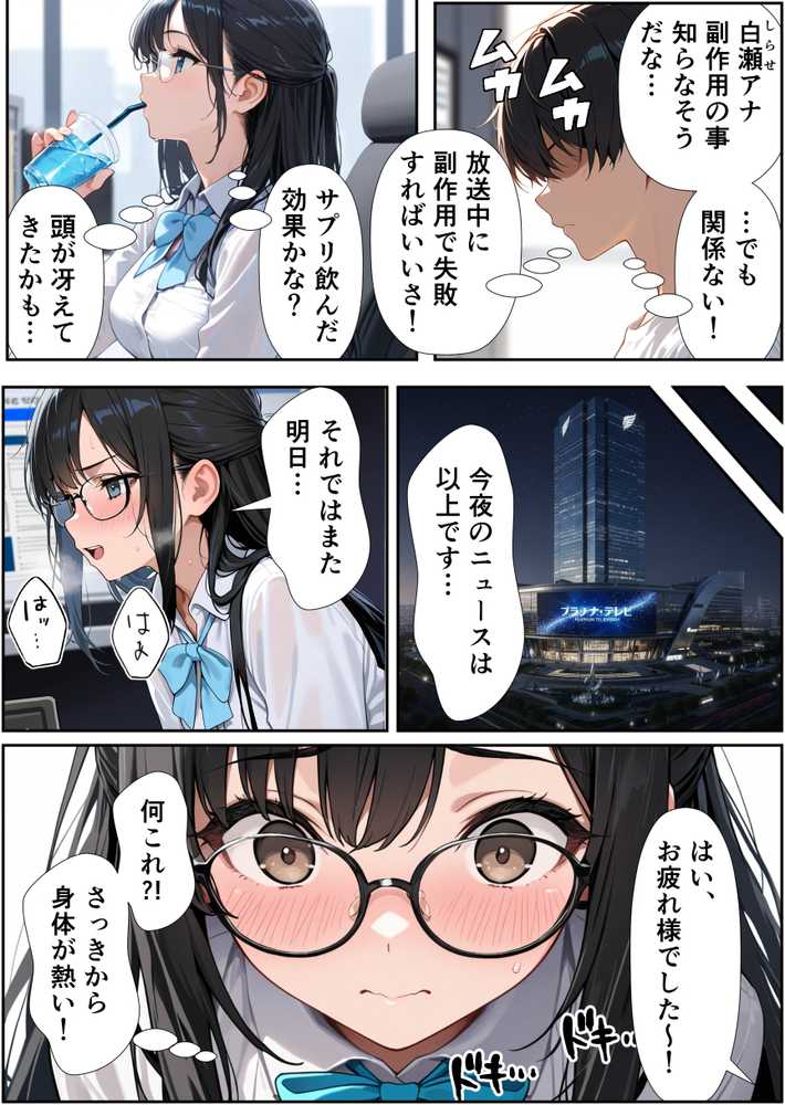 局内トップ人妻女子アナが俺の上で腰振りハーレム 〜雑用ADが3人を楽チン肉便器化〜【人妻OL敗北劇場】 (p6)