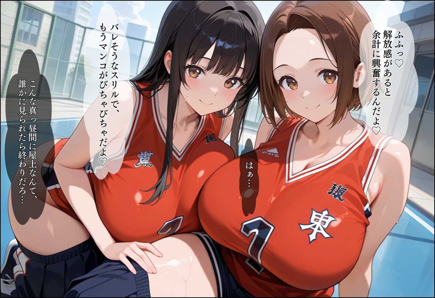 間違って女子校に入学したらムチムチ女子校生に毎日中出しを要求される学園生活〜総集編02〜【しらたまレモネード】 (p36)