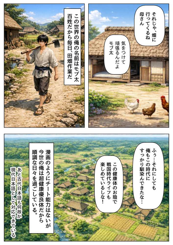 《処女穴開け儀式》戦国時代の農村に俺が転生したら、エロすぎた史実の話2【【ハマダ商店】】 (p3)