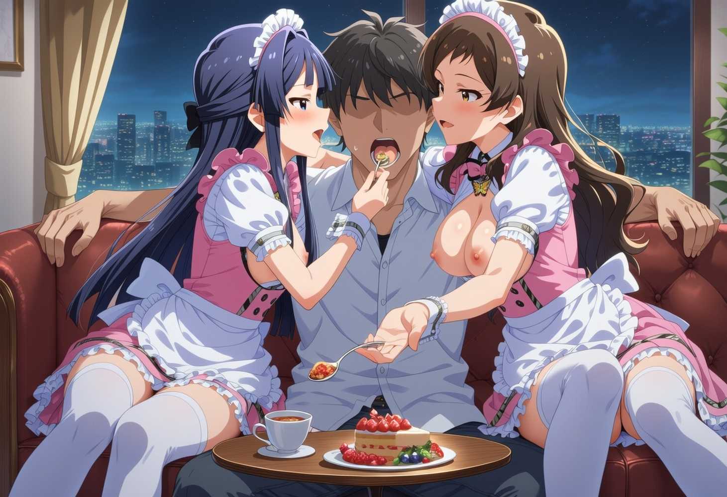 百万乱交2 メイドの蜜壺奉仕〜〜〜東海道乱交旅情【龍山 T-YAMA】 (p12)