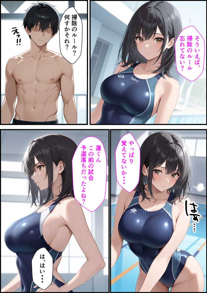 部員全員が狙っている水泳部キャプテンが更衣室でオナニーしてたのでそのまま生ハメセックスした話【ふわとろ夢工房】 (p17)