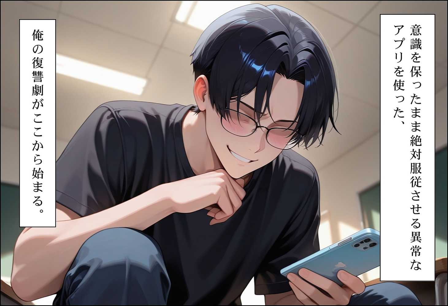 いじめの主犯ギャルを催●アプリで支配してセックスを強●する話〜傲慢ピンクツインテール&赤髪ロングWギャル編〜【巨乳協会】 (p3)