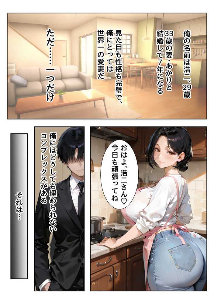 今日も性欲が我慢できない俺の愛妻が上司に寝取られ膣奥ぐりぐり連続絶頂させられた話【なまがき】 (p1)