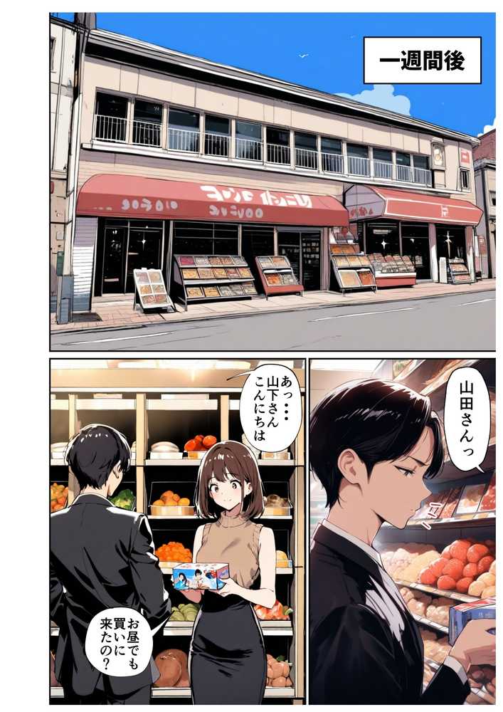 欲求不満っぽい下の階の巨乳人妻(32)と団地の集会所で二人きりになった時の話【ルミナ】 (p2)