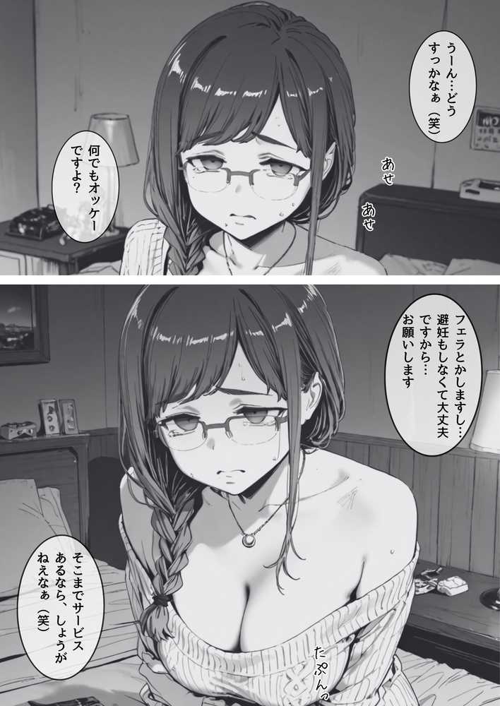 月曜日のた〇わ 裏アカJKが弱みを握られてラブホに連泊で生セックス&お薬漬けにされる話【どうしようもないクズ】 (p13)