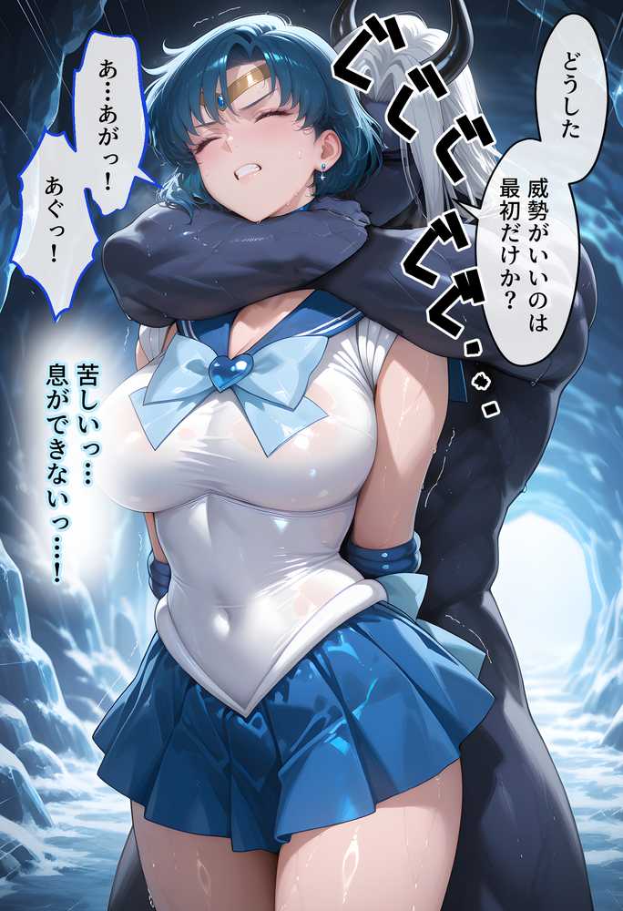 【セリフ付】悪魔に敗北〜快楽堕ちさせられた水の戦士編〜