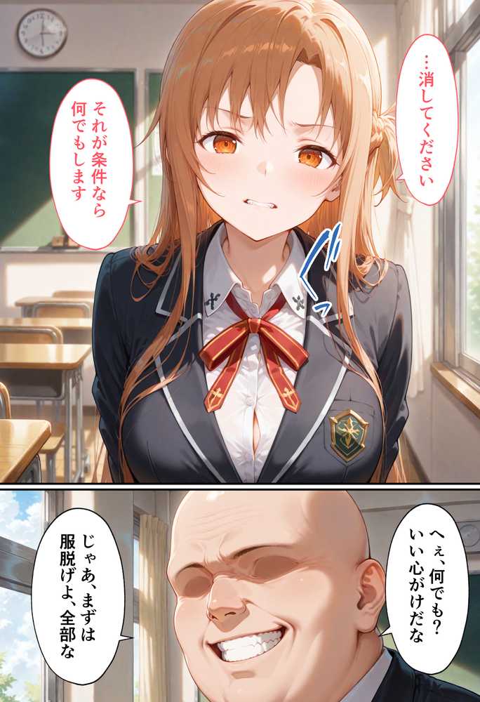 弱みを握られた俺の彼女が寝取られ堕ちるまで アスナ編【ぶるーと】 (p7)