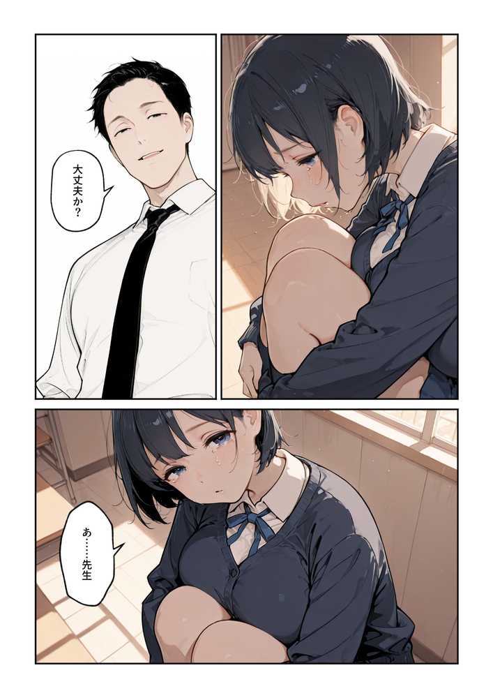 内気な彼女が先生の大人ちんこに孕ませセックスで寝取られる話