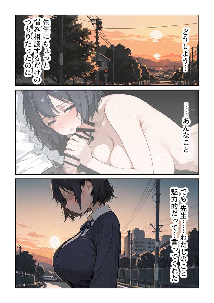 内気な彼女が先生の大人ちんこに孕ませセックスで寝取られる話